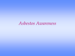 Asbestos Awareness