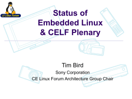 Status-of-embedded-Linux