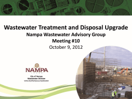 Wastewater Treatment and Disposal Upgrade Industry Working