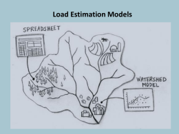 Models for Load Estimation