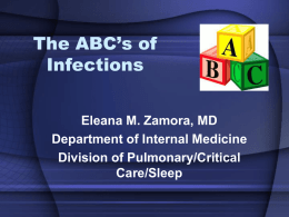 The ABC’s of Infections