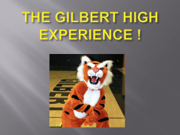 SENIOR REGISTRATION - Gilbert Public Schools