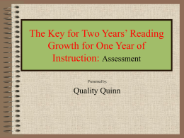 Two ‘fer One: Strategies for Gaining Two Years’ Reading