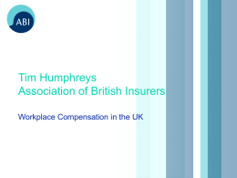 Tim Humphreys,ABI - Insurance Market Conferences