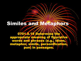 Similes and Metaphors - Rutherford County Schools