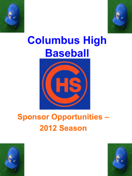 Columbus High Baseball