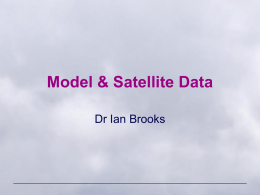 Model & Satellite Data