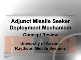 Adjunct Missile Seeker Deployment Mechanism
