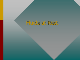 Fluids at Rest - Seyedahmad.com