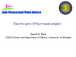 Electro-optic Effect made simple?