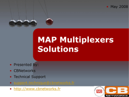 MAP Multiplexers Solutions