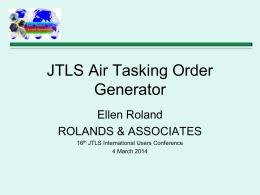 JTLS 3.4 - ROLANDS & ASSOCIATES Corporation Home Page