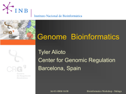 Genome Bioinformatics Tools
