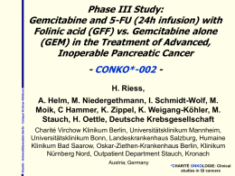 Phase III Study: Gemcitabine and 5