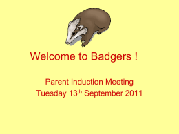 Welcome to Hedgehogs - Horsell Village School