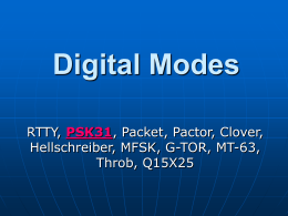 Digital Modes, PSK31