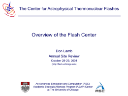 PowerPoint Presentation - The Center for Astrophysical