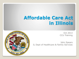 Affordable Care Act in Illinois