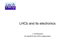 LHCb electronics