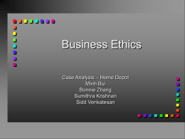 Business Ethics - Australian Graduate School of Management