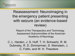 Practice Parameter or Technology Assessment: TITLE (an