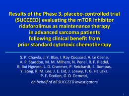 ASCO 2011 slides - Sarcoma Oncology