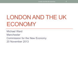 London and the uk economy - New Economy : New Economy