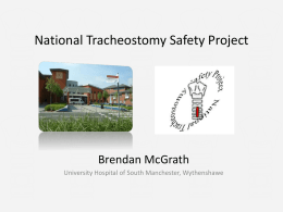Region-wide Tracheostomy Training - NTSP
