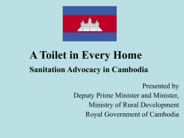 A Toilet in Every Home -Sanitation Advocacy in Cambodia