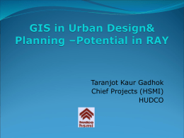 GIS in Urban Planning - Geospatial World Forum