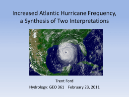 Increased Atlantic Hurricane Frequency, a Synthesis of Two