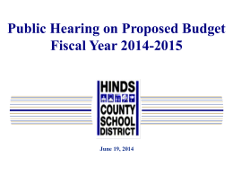 2011 Public Hearing Presentation