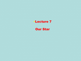 Lecture 13. Black Holes - Politechnika Wrocławska