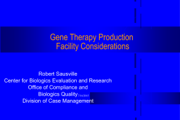 Gene Therapy Workshop