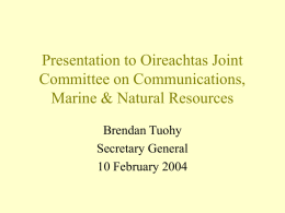 Department of Communications, Marine & Natural Resources