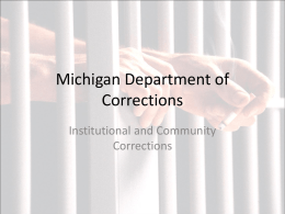 Michigan Department of Corrections