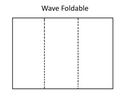 Wave Foldable - Greater Clark County Schools