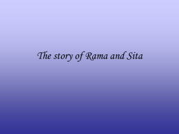 The story of Rama and Sita - National Union of Teachers