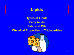 Lipids - Karen Timberlake