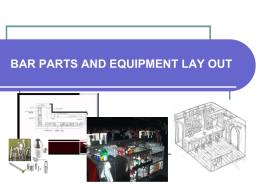 BAR TOOLS AND EQUIPMENT