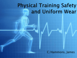 Physical Training Safety