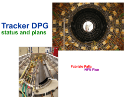 Tracker DPG status and plans