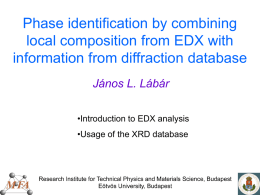 Phase identification by combining local composition from