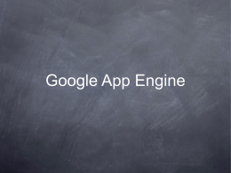 Google App Engine - i