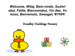 Welcome to Dunalley Ducklings!