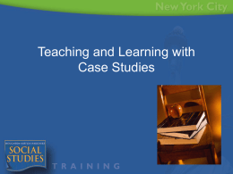 Case Studies - New York City Department of