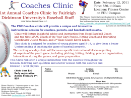 Coaches Clinic - Lefty's Sports Academy