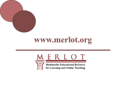 Merlot - NJEDge.Net