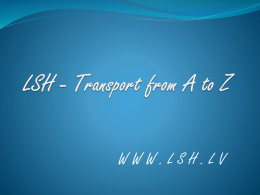 LSH - Transport A to Z