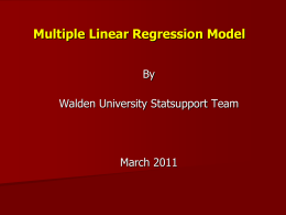 Preparing Data for Analysis - Walden University Writing Center